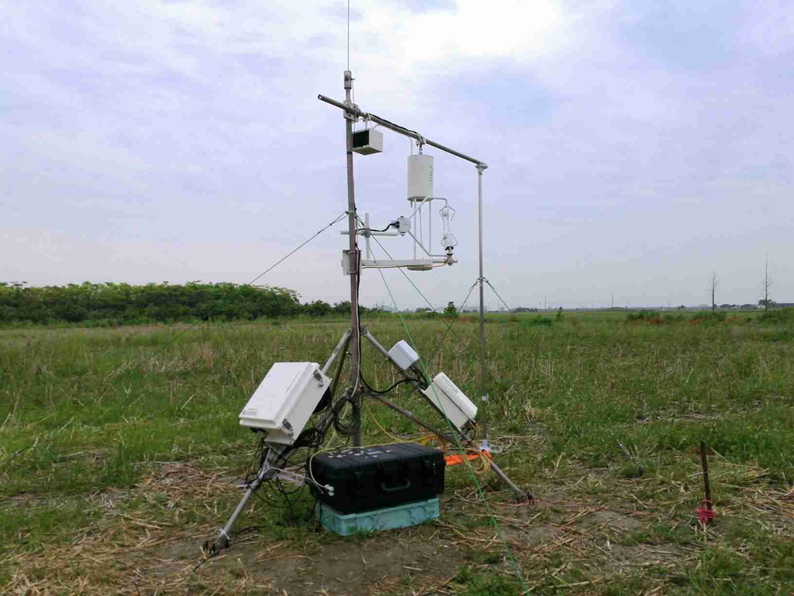 基于HT8700氨气分析仪的的农田氨通量测量系统